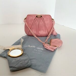 Vintage Judith Leiber leather clutch